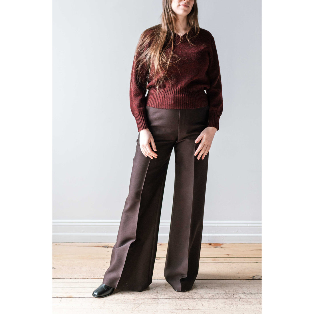 Kallmeyer Athena Flare Pant in Espresso