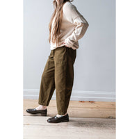 Shaina Mote Painter Pant in Dark Olive