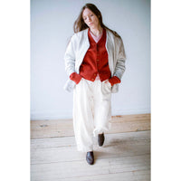 Pas de Calais Satin Wide Pants in Natural