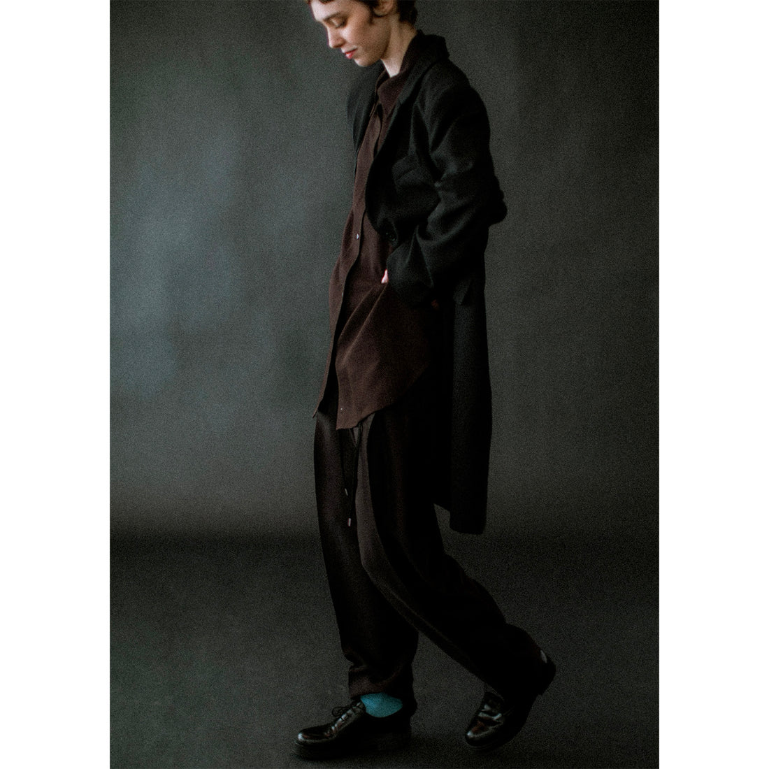 Nomia Oversize Overcoat in Black