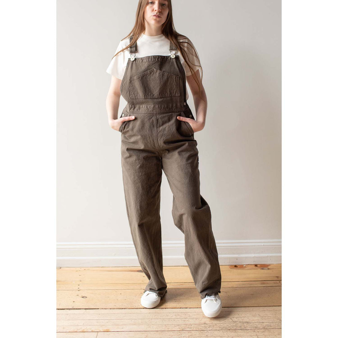 Jesse Kamm Overalls in Mushroom