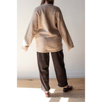 Lauren Manoogian Fleece Cardigan in Moth