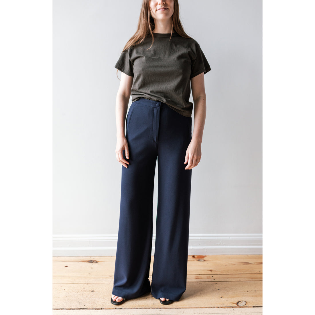 Rodebjer Sini Pant in Midnight Blue