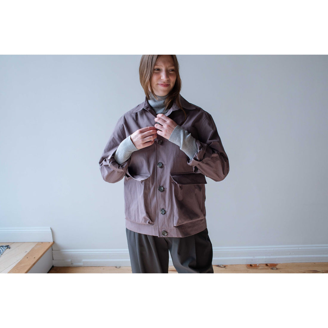 Grei Photographer Jacket in Dusty Lavender