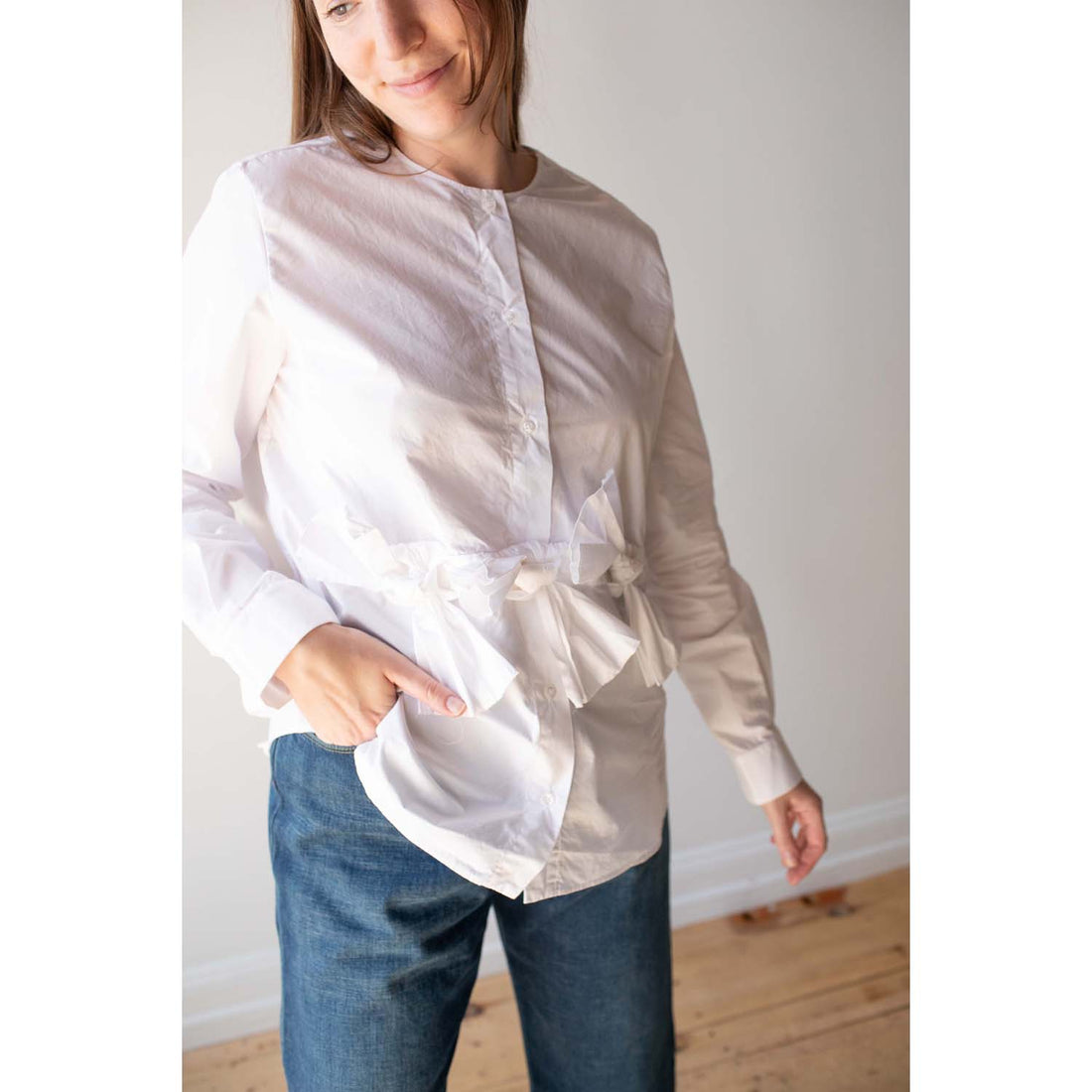 Fabiana Pigna Mela Blouse in White