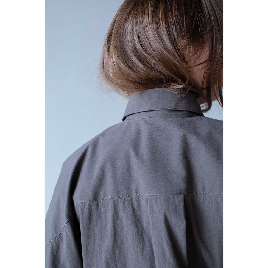 Grei Painter Shirt Jacket in Charcoal