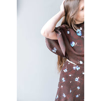 Rodebjer Jules Violet Dress in Sweet Violet Brown