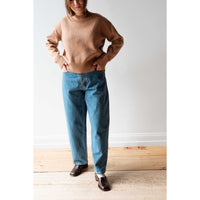 Jesse Kamm California Wide Pants in Cowboy Blue Denim