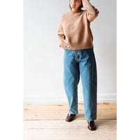 Jesse Kamm California Wide Pants in Cowboy Blue Denim