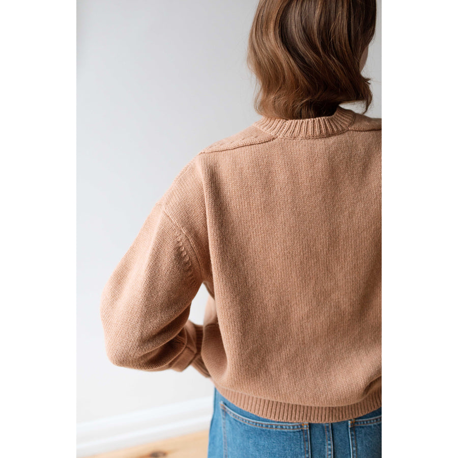 Studio Nicholson Lago Sweater in Camel