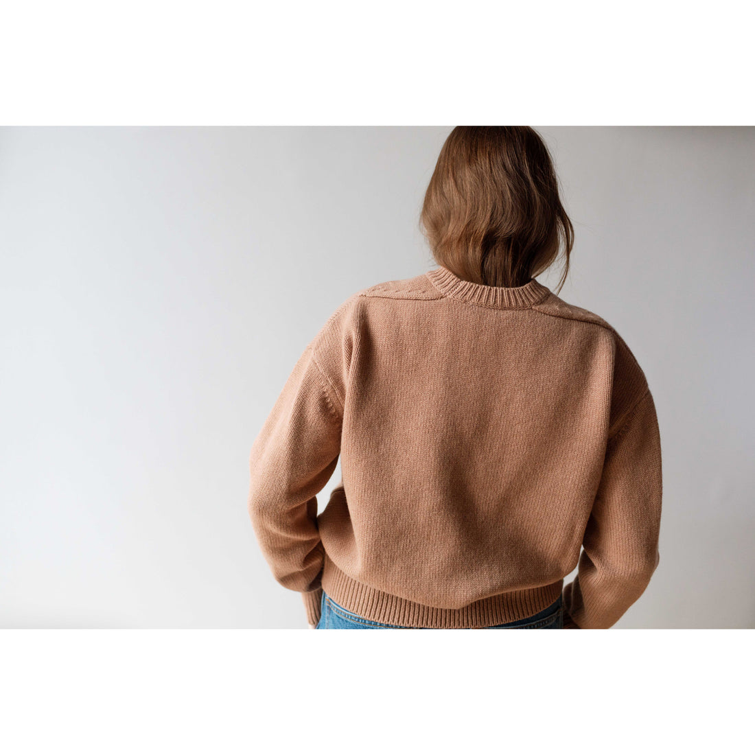 Studio Nicholson Lago Sweater in Camel