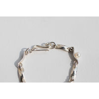 Sapir Bachar Synthesis Pearl Bracelet in Sterling Silver