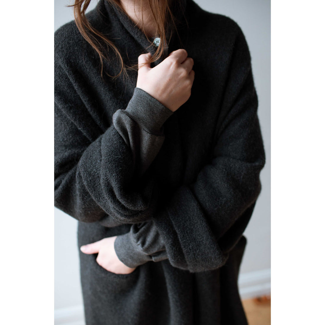 Lauren Manoogian Taper Coat in Ink