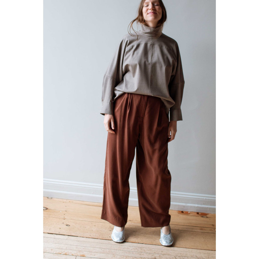 Shaina Mote Man Pant in Chocolate