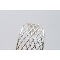 Ursa Major Wide Netted Cuff in Sterling Silver