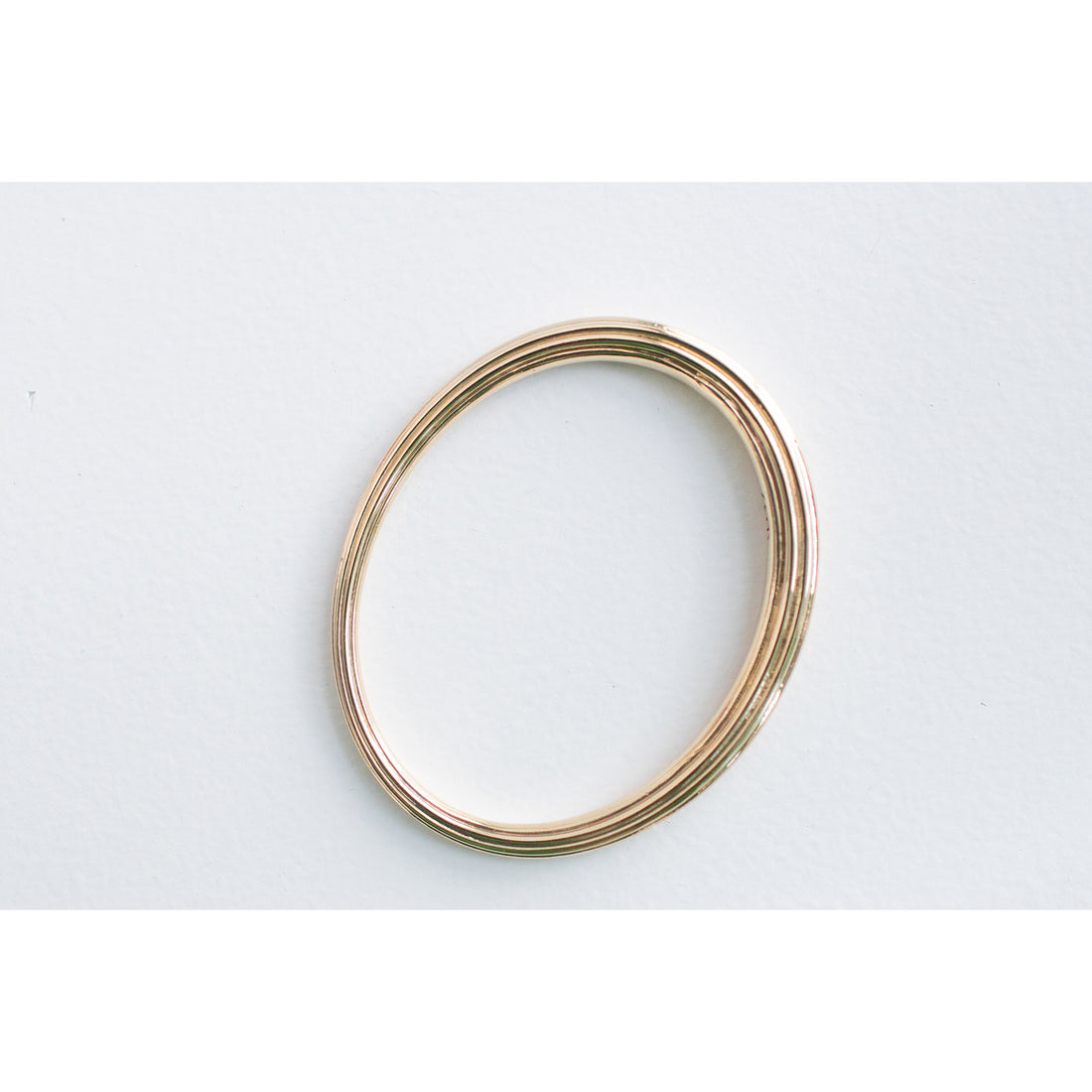 Ursa Major Fluted Tapered Bangle No. 2 in Brass