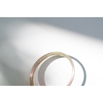 Ursa Major Fluted Tapered Bangle No. 2 in Brass