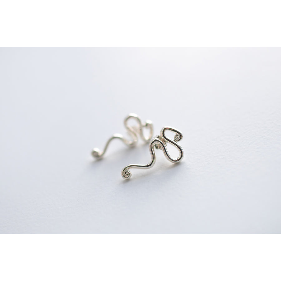 Leigh Miller Figari Studs in Sterling Silver