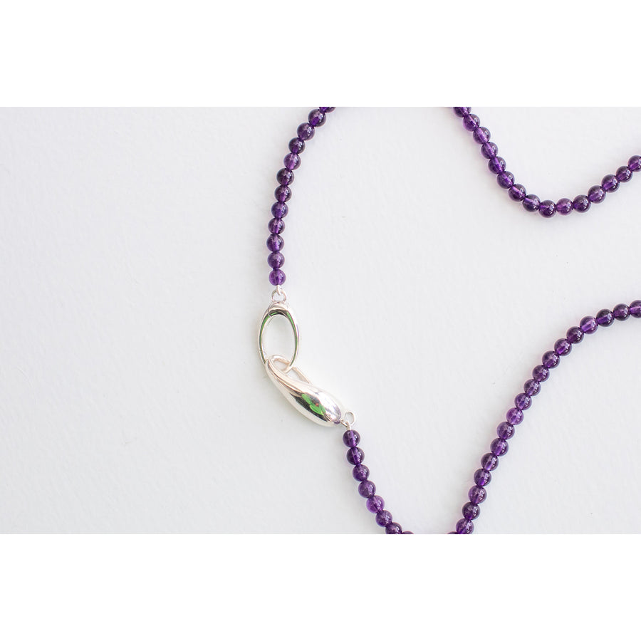 Leigh Miller Amethyst Choker in Sterling Silver