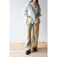 Nomia Drop Oversize Jeans in Lichen Tie Dye Corduroy