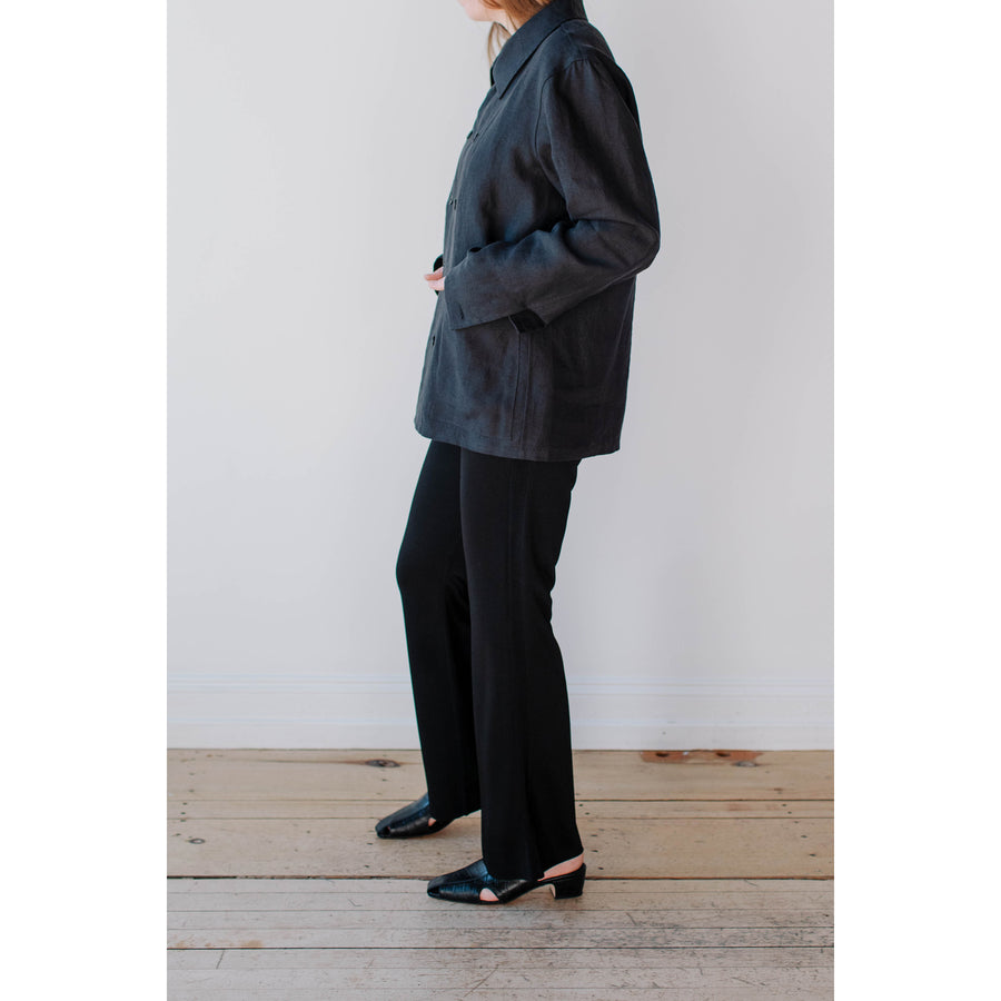 Studio Nicholson Linna Knit Pant in Black