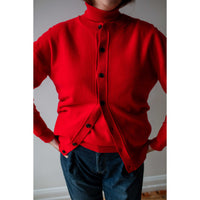 Nicholson & Nicholson Maggie Knit Cardigan in Red