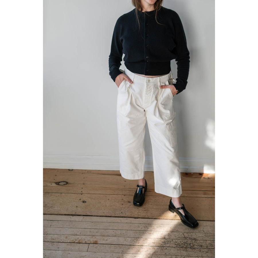 Chimala US Airforce Trousers in Off White