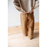 Apiece Apart Manu Drawstring Pant in Toffee