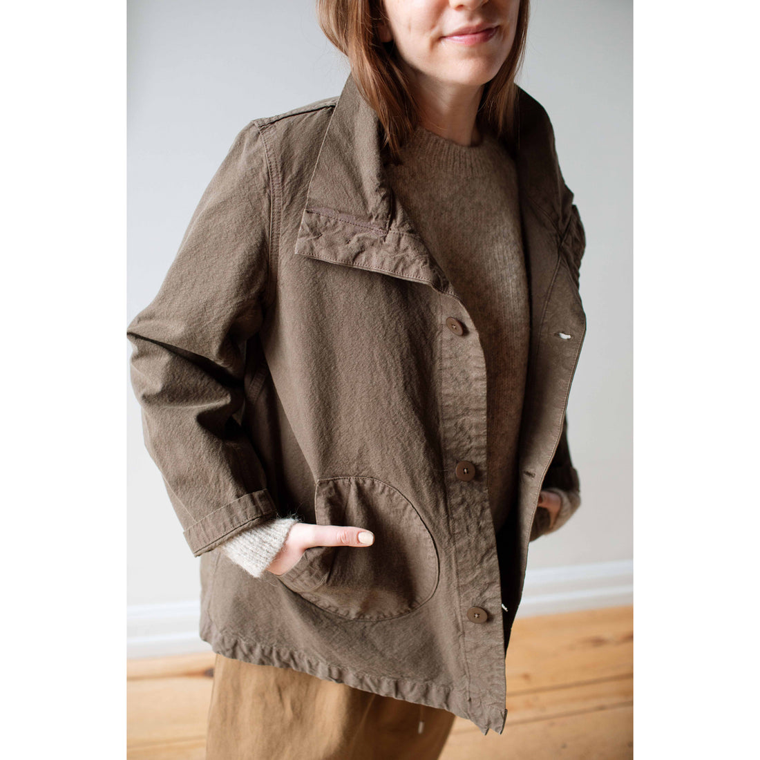 Jesse Kamm Deck Jacket in Mushroom