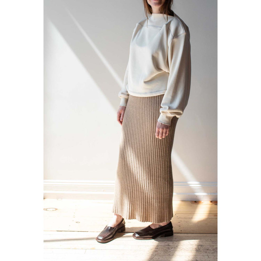 Baserange Kai Skirt in Stoppa Brown