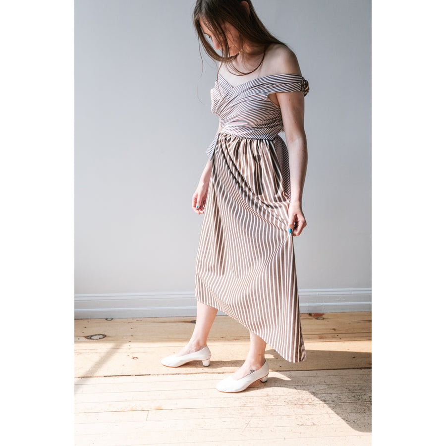 Diotima River Dress in Stripe Cotton