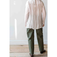 Pas de Calais Loose Slim Pants in Khaki