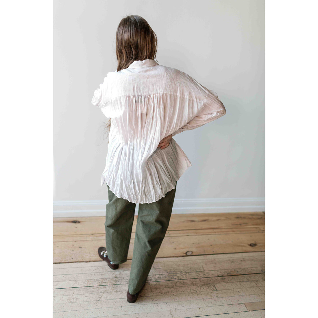 Pas de Calais Botanical Dye Blouse in Pink