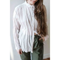 Pas de Calais Botanical Dye Blouse in Pink