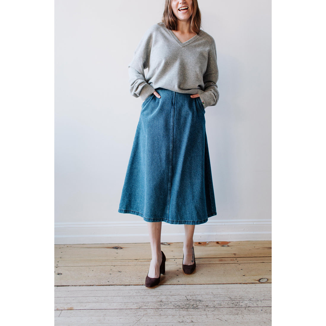 Rachel Comey Dannet Skirt in Indigo