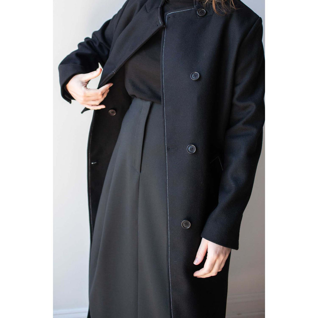 Henrik Vibskov Evening Coat in Black