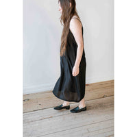 Pas de Calais Taffeta Slip Under Dress in Black