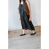 Pas de Calais Taffeta Slip Under Dress in Black