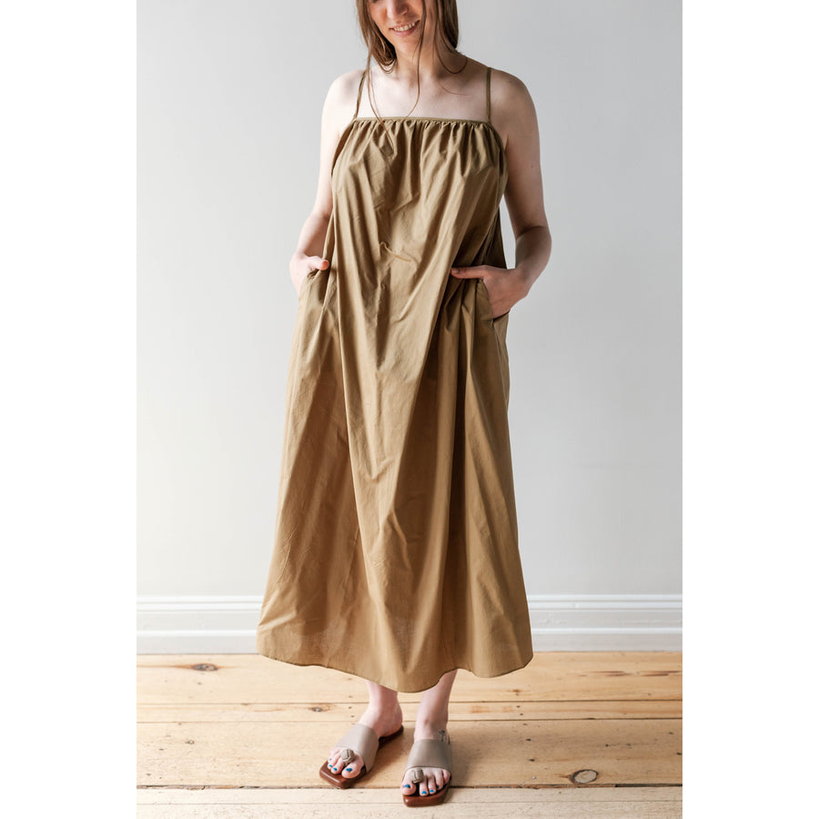 Shaina Mote Hyeres Dress in Ochre