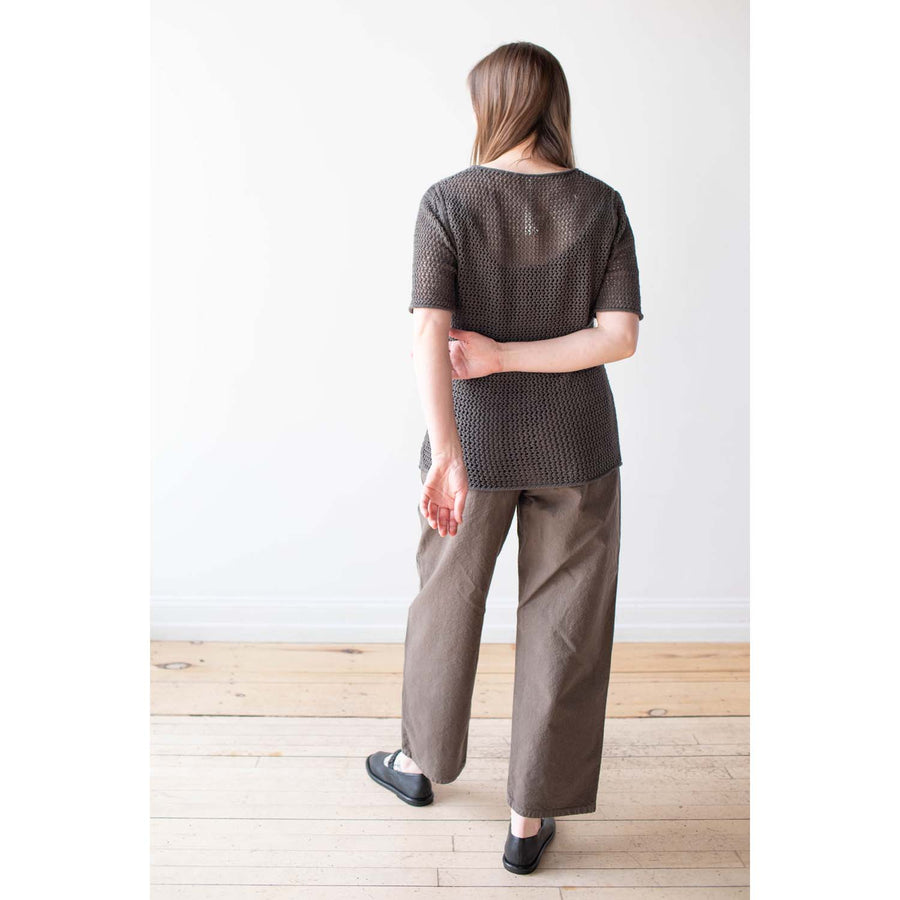 Jesse Kamm California Wide Pant in Mushroom