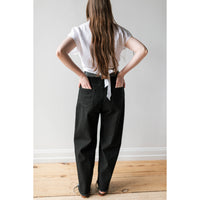 Nomia Two Tone Wide Leg Jeans in Grey / Black