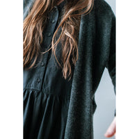 Evam Eva Yak Robe in Charcoal