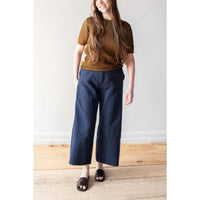 Apiece Apart Malou Wide Leg Pant in Indigo