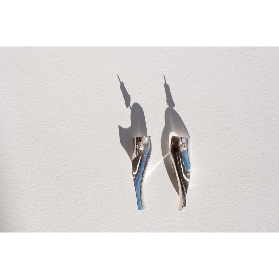 Fay Andrada Korvera Earrings in Silver