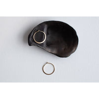 Melissa Joy Manning Medium Forged Round Hoops in 14k Gold