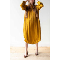 Raquel Allegra Vivienne Dress in Gold