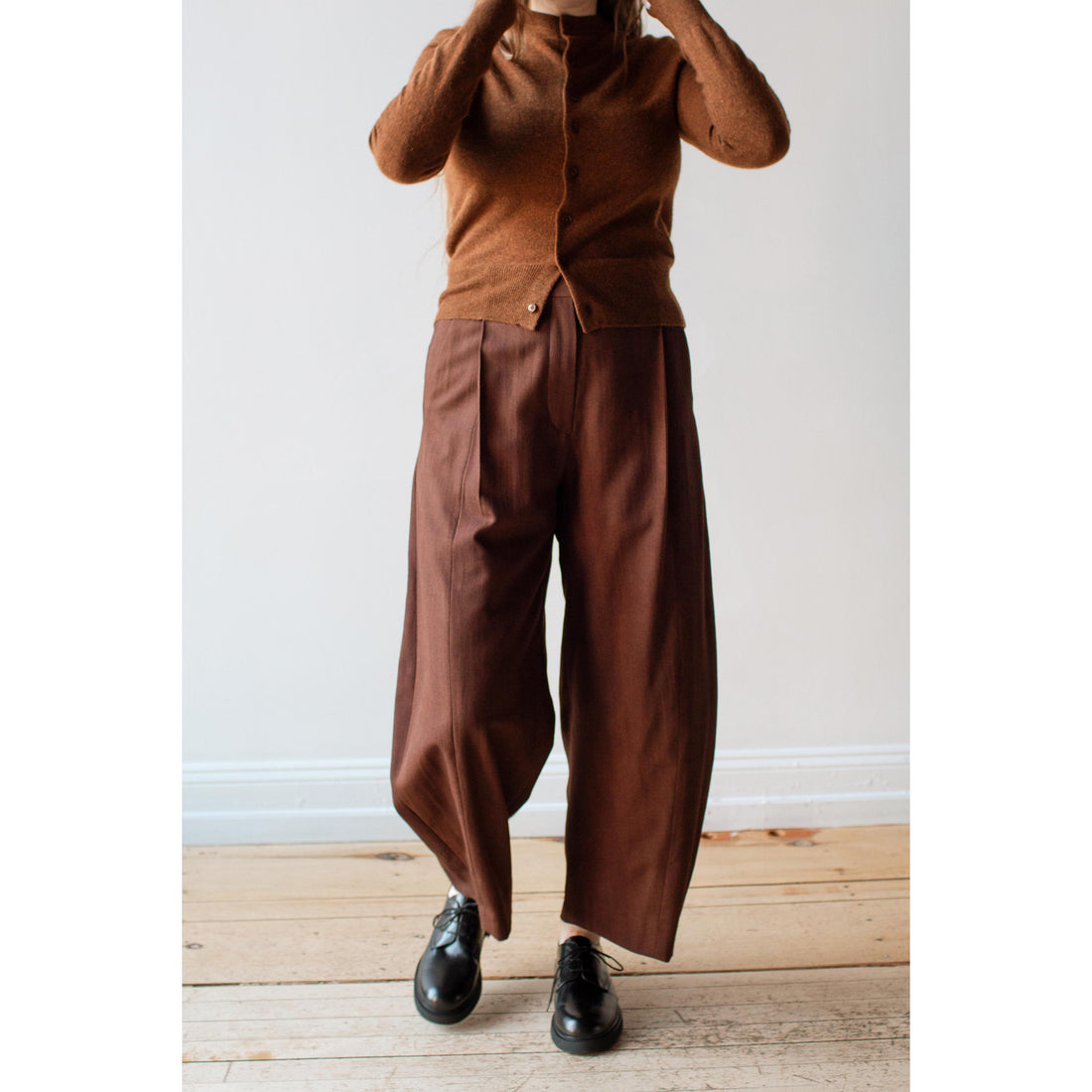 Sayaka Davis Cacao Trousers in Cinnamon