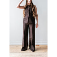 Kallmeyer Athena Flare Pant in Espresso