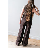 Kallmeyer Athena Flare Pant in Espresso