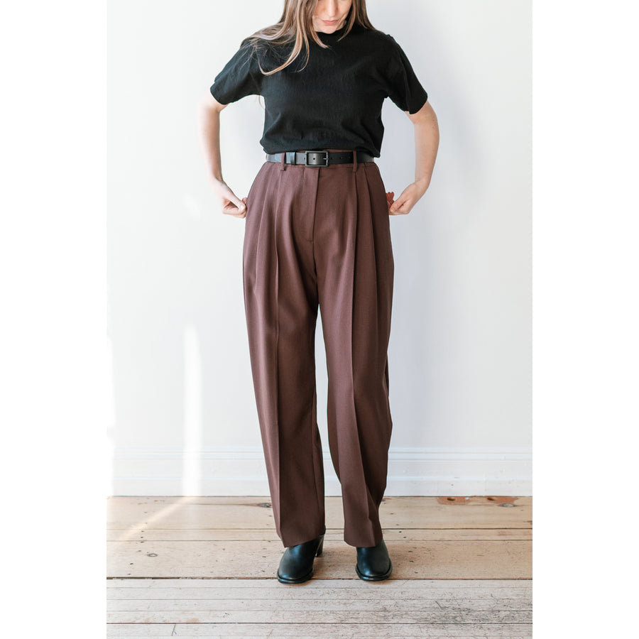 Studio Nicholson Sperro Pant in Conker